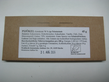 Preview: Pijökel Schokolade, Bio